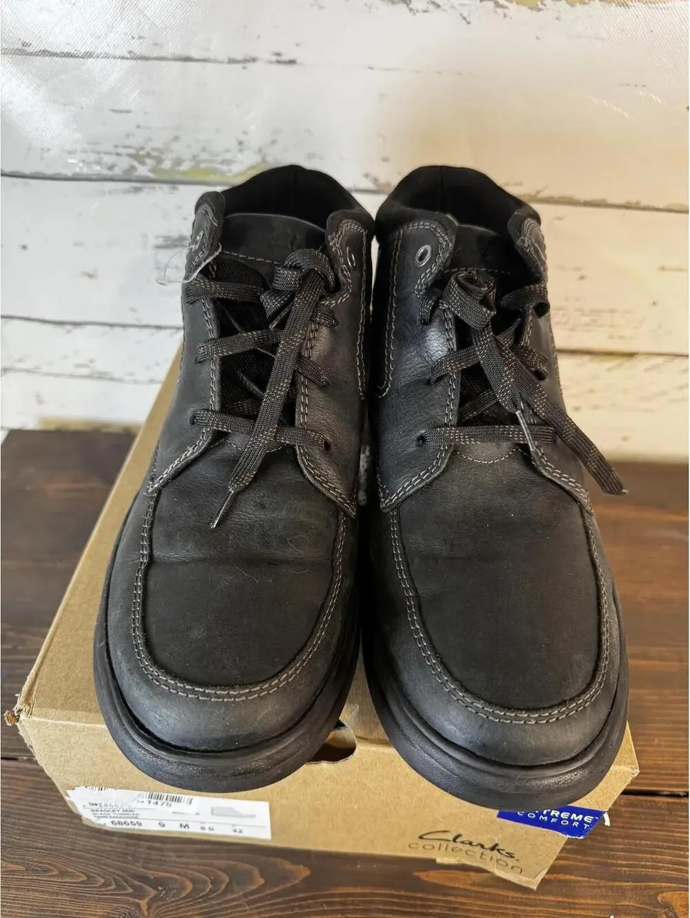 Clarks Bradley Mid Black Boot Men's 9M NIB